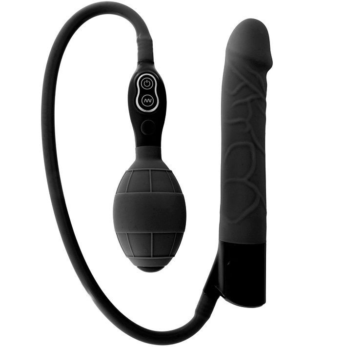 INFLATABLE VIBRATOR BLACK