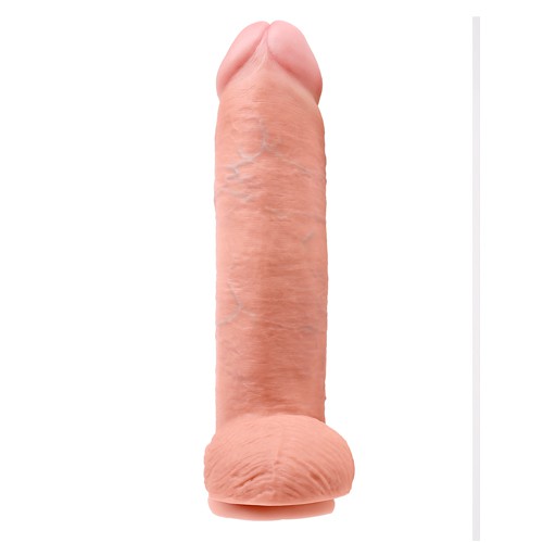 King Cock 30 cm Dildo With Balls Flesh 603912350203