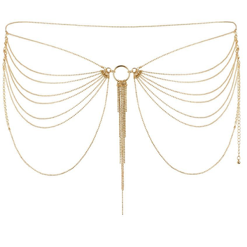 MAGNIFIQUE WAIST METALLIC CHAIN WAIST