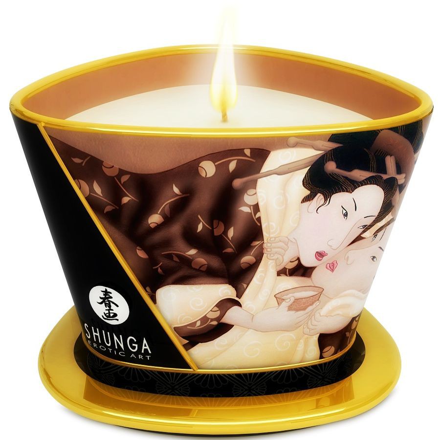 MINI CARESS BY CANDLELIGHT MASSAGE CANDLE CHOCOLATE