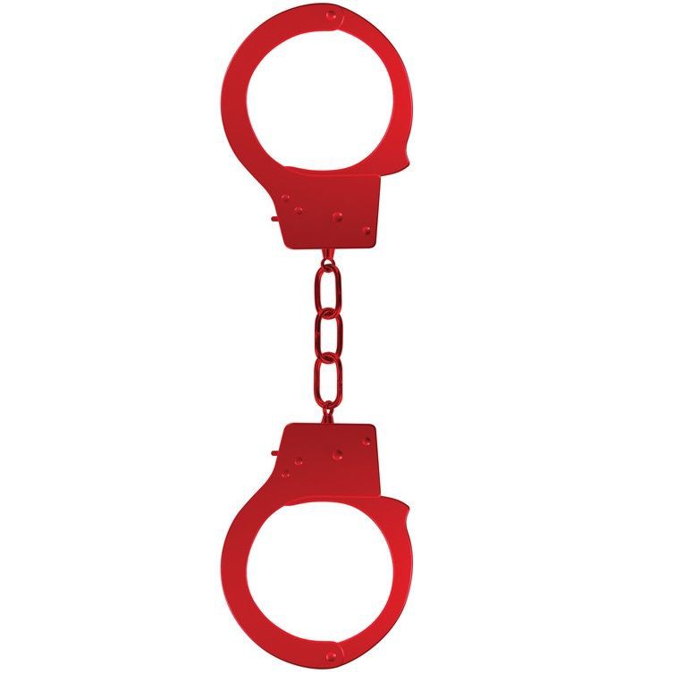 OUCH BEGINNER'S HANDCUFFS RED