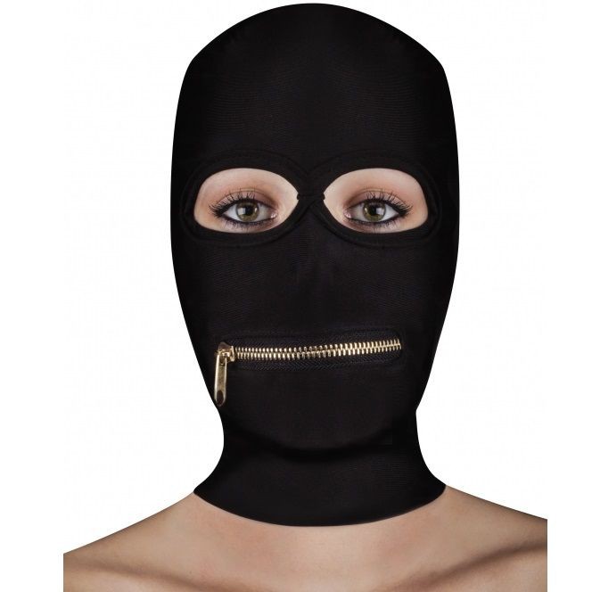 OUCH EXTREME ZIPPER MASK WITH MOUTH ZIPPER