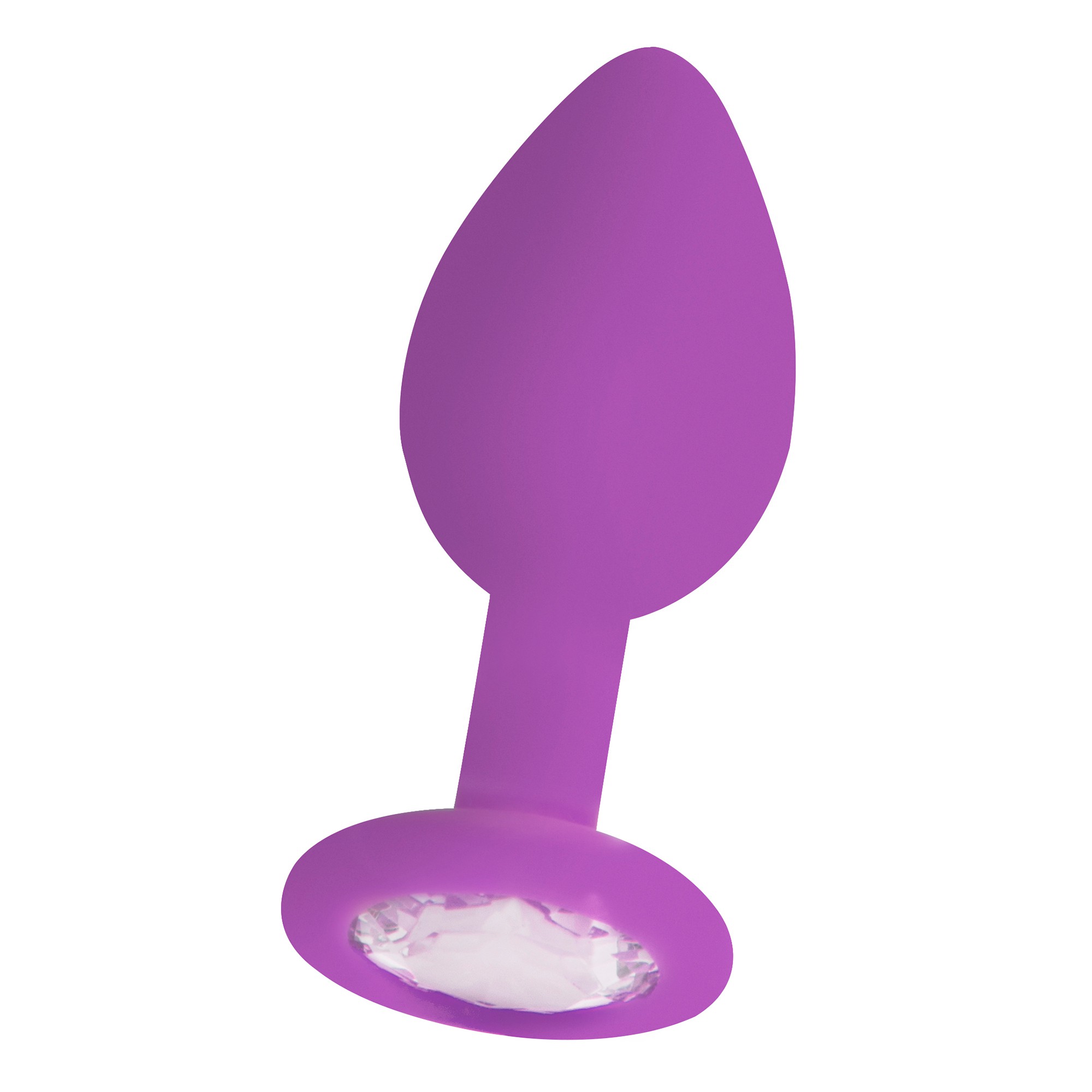 REGULAR DIAMOND BUTT PLUG PURPLE