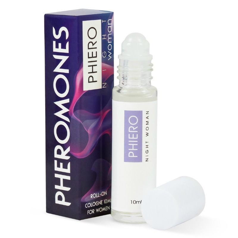 PHIERO NIGHT WOMAN. PERFUME WITH PHEROMONES IN ROLL-ON FORMAT FOR WOMEN