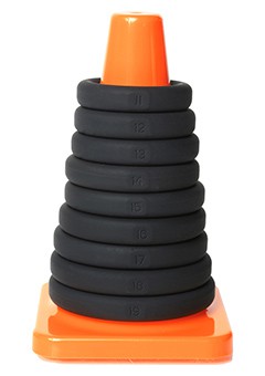 PLAY ZONE KIT 9 XACT RINGS W CONE