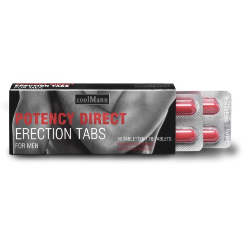 Potency Direct Erection Tabs 8717344179898