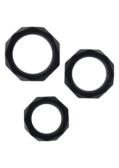 POWER HALO C-RING SET BLACK