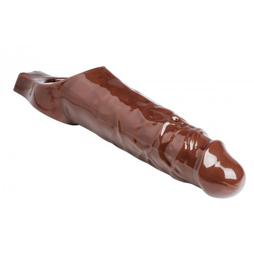 Really Ample Penis Enhancer Sheath- Brown 848518020147