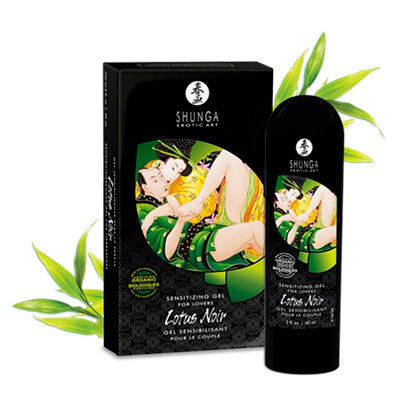 SHUNGA SENSITIZING GEL FOR LOVERS LOTUS NOIR 60ML