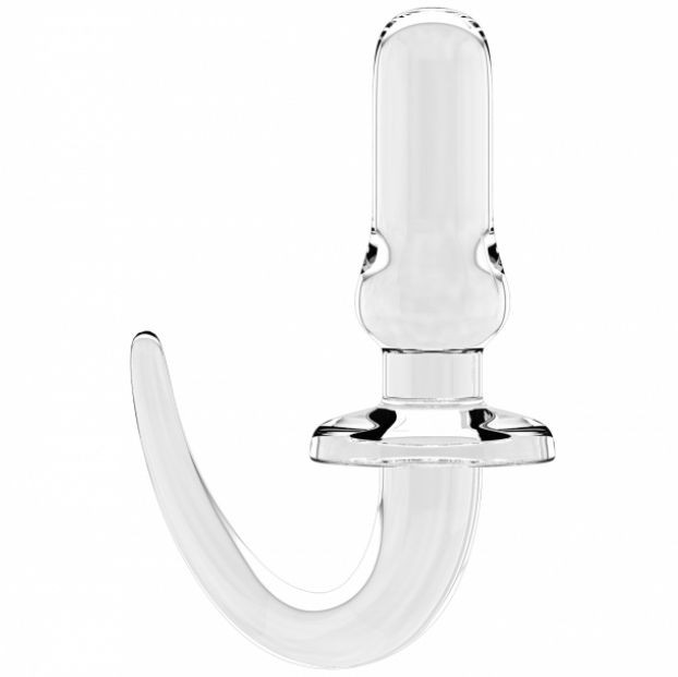 SONO BUTT PLUG  TRANSPARENT 7.5 CM  N 12