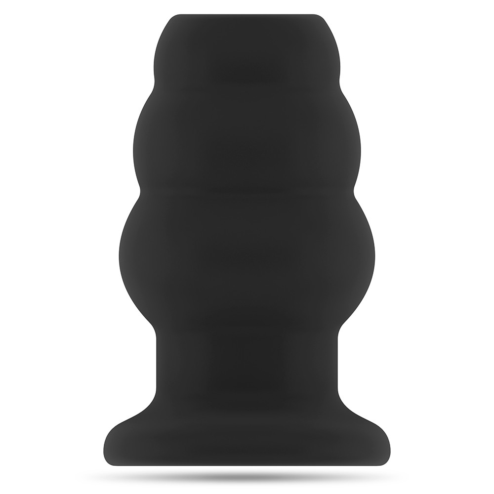 SONO N51 LARGE HOLLOW TUNNEL BUTT PLUG BLACK