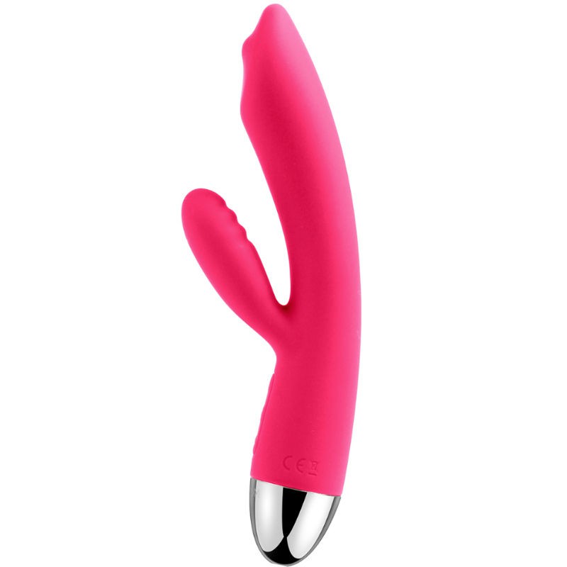 SVAKOM TRYSTA RABBIT VIBRATOR PLUM RED 6959633100585