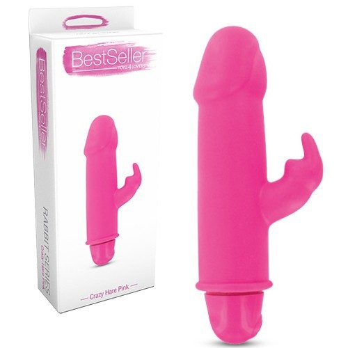 BESTSELLER VIBRATOR CRAZY HARE PINK
