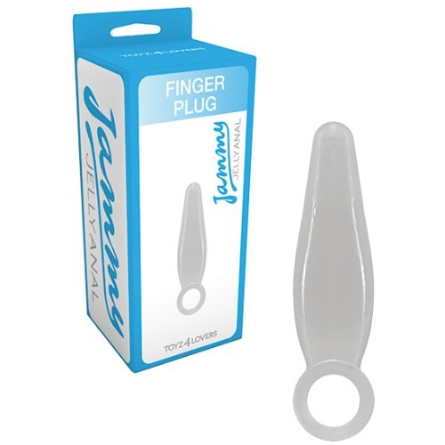 JAMMY JELLY ANAL FINGER PLUG CLEAR