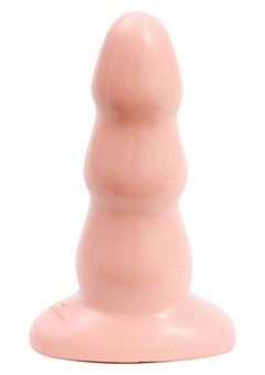 TRIPPLE RIPPLE BUTT PLUG FLESH M
