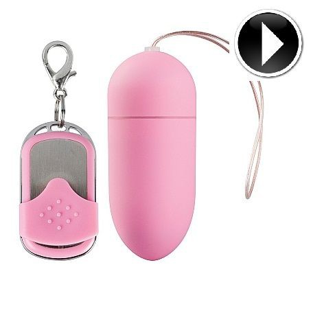 VIBRATING EGG LARGE 10 SPEED REMOTE CONTROLLED PINK