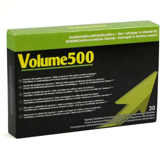 VOLUME 500 INCREASE THE QUANTITY AND QUALITY OF SPERM