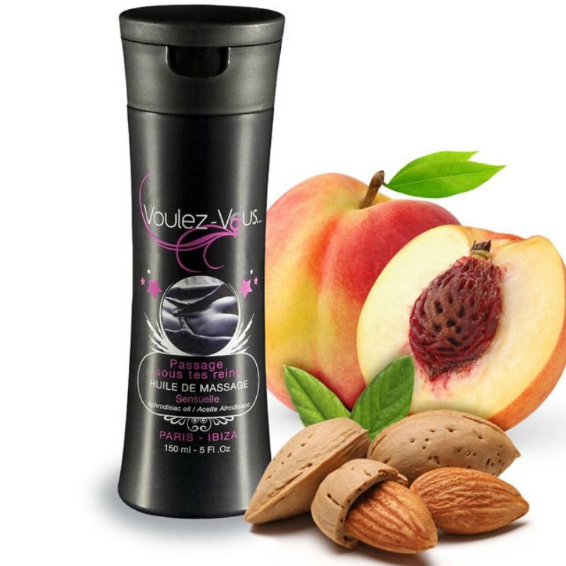 VOULEZ-VOUS MASSAGE OIL ALMOND AND PEACH 150 ML