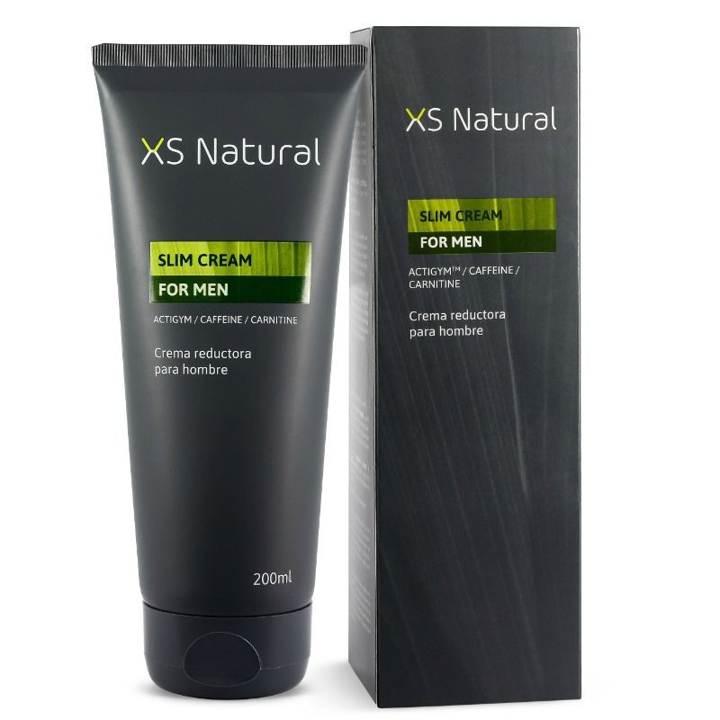 XS NATURAL CREAM FOR MEN. SLIMMING CREAM AND FAT BURNER TO REDUCE ABDOMEN FAT