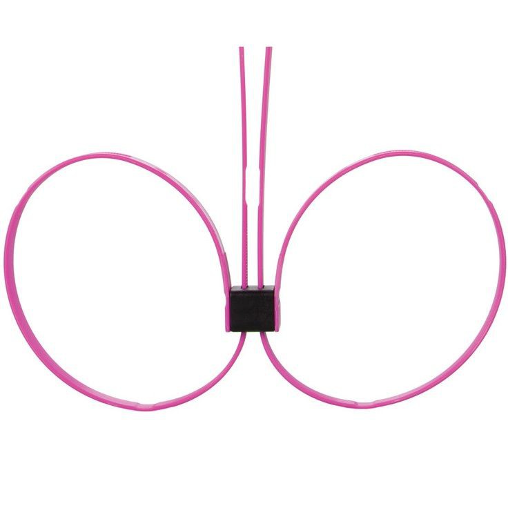 ZIP TIE CUFFS EXTENDED PINK