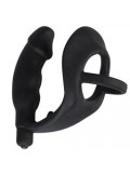 Black Velvets Cock Ring And Vibrating Anal Plug 4024144597390 toy