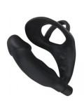 Black Velvets Cock Ring And Vibrating Anal Plug 4024144597390 photo