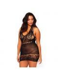 Leg Avenue Floral Lace Opaque Mini Dress UK 16 to 18 714718532332