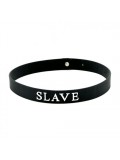 Black Silicone Slave Collar 8718924235324