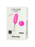 ADRIEN LASTIC OCEAN STORM RECHARGEABLE VIBRATING EGG REMOTE CONTROL PINK photo