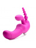Regal Rider Vibrating Silicone Strapless Strap On Triple G Dildo 848518028204 toy