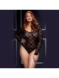 BODY LONG SLEEVE 3102 BACI BLACK PLUS SIZE 4890808171035