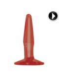 BASIX RUBBER WORKS MINI BUTT PLUG 9 CM RED 603912237184