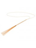 THE MAGNIFIQUE COLLECTION FRINGE WHIP BIJOUX INDISCRETS GOLDEN photo