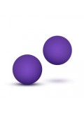 Luxe Purple Double O Kegel Balls Weighted 0.8 Ounce 855215007197 toy