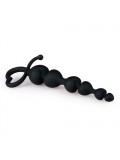 Black Anal Beads Heart Handle 8718627527092 photo