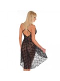 Black Lace Night Dress And G-String One Size 8 to 12 UK 8718924220030 toy