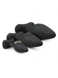 Black Silicone Buttplug Set 8718627526828 photo