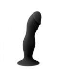 Black Silicone Suction Cup Dildo 8718627526620