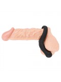 Black Velvets Cock Ring With Stimulator 4024144537921 image