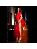 BABYDOLL AND THONG CR-3625 RED 5902016024368
