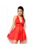 BABYDOLL AND THONG CR-4011 RED 5902016023507