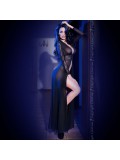 BABYDOLL AND THONG CR-4136 BLACK toy
