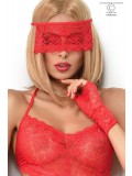 BODY WITH BLINDFOLD AND GLOVES CR-3882 RED review