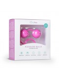 Easytoys Vertical Ribbed Geisha Balls - Pink 8718627522028 toy
