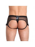 Faux Leather Jockstrap With Buckles - Black 4024144307982 photo