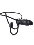 FETISH FANTASY EXTREME 8" INFLATABLE HOLLOW SILICONE STRAP-ON 603912363951 review