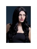 Fever Rhianne Wig 26inch/66cm Black Long Soft Curl with Centre Parting 5020570425091