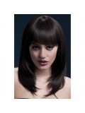 Fever Tanja Wig 19inch/48cm Brown Feathered Cut with Fringe 5020570425237
