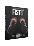 - LATEX SHORT GLOVES - BLACK 8714273945686 photo