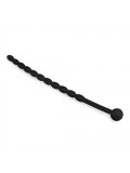 Geribbelde Siliconen Dilator - Zwart 8719497662548 photo